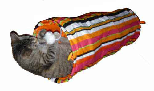 Szeleszczący tunel SWISH dla kota, 90 x  25 cm